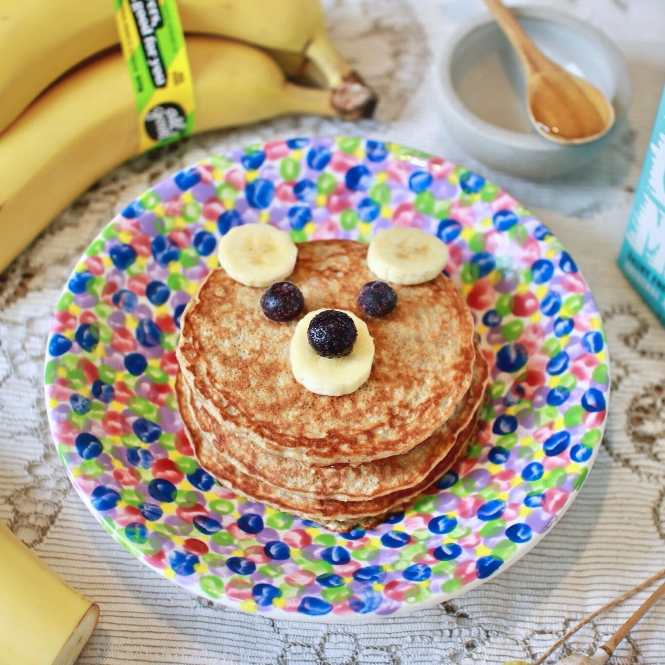 Four Ingredient All Good Banana Pancakes
