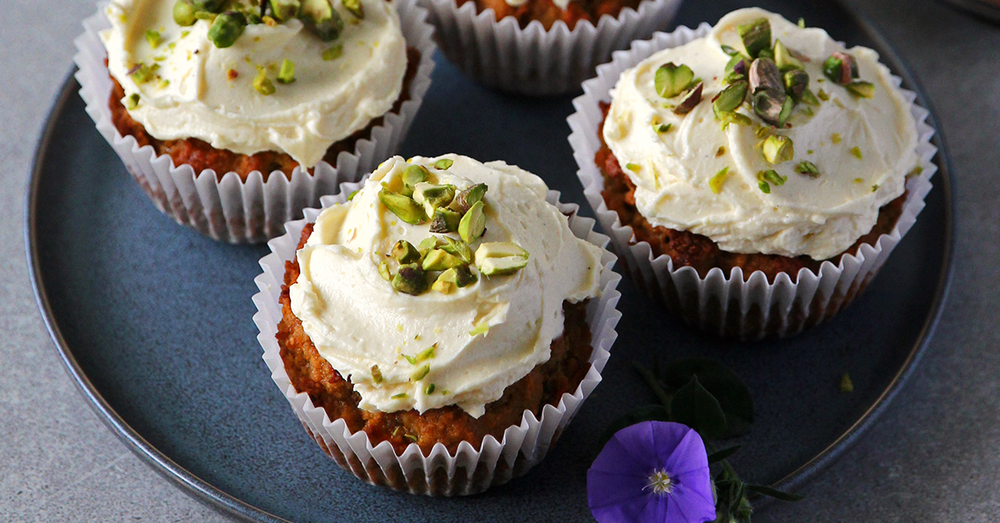 Grain-free Carrot, Banana, Rosemary & Lemon Babycakes