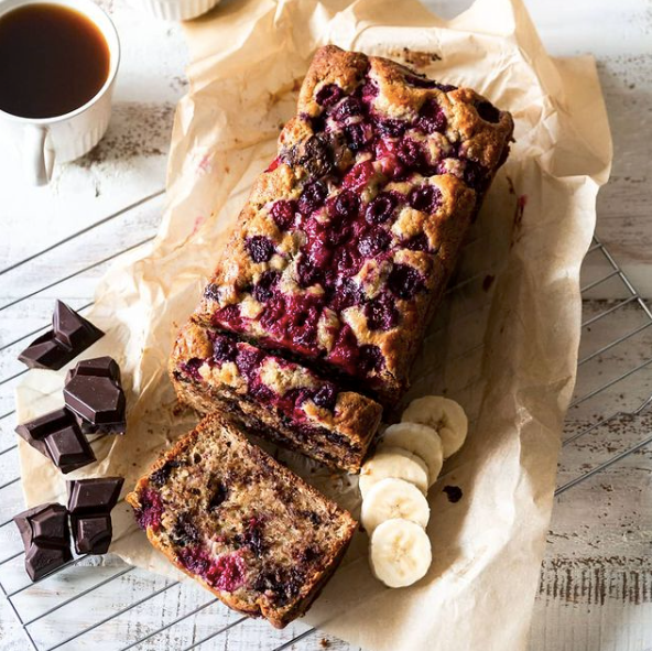 Tony's Chocolonely Chocolate, Banana & Raspberry Loaf