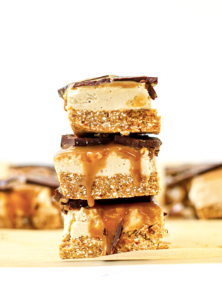Plant based Banoffee Slice